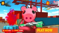 Fort Piggy Battle Free fire Survival Squad FPS Screen Shot 0
