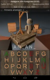 Hangman 3D Lite - Galgenraten Screen Shot 6