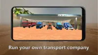 Simulator truk - mengemudi truk pengendara gurun Screen Shot 0