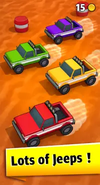 Crashy Jeep Adventure – Desert Chase Game Screen Shot 1