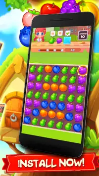 Garden Bounty: Juicy Fruit Link Puzzle Game Screen Shot 4