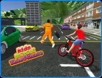 Kids Bicycle Rider Thief Chase Screen Shot 7