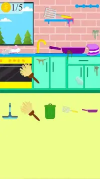 kitchen cleaning game 2 Screen Shot 2