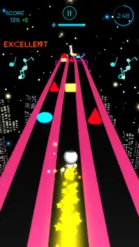 Beat Runner - EDM Music Tiles game Screen Shot 5