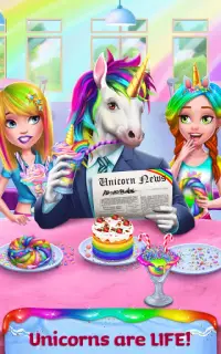Unicorn Food - Rainbow Glitter Food & Fashion Screen Shot 4