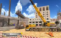 Construction Sim City Free: Excavator Builder Screen Shot 1