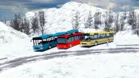 Off-Road Snow Hill treinador Bus Simulator 3D 2018 Screen Shot 3