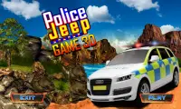 La polizia Jeep gioco 3D Screen Shot 0