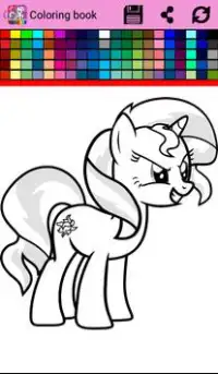 Coloring Book For Little Pony Screen Shot 2