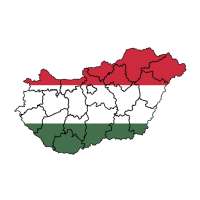 Provinzen von Ungarn - Karten,Tests,Quiz,Flaggen