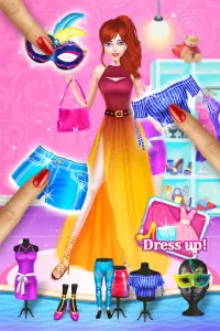 New Year Evening Party 2021 Fashion Doll Salon Screen Shot 2