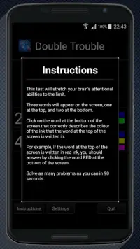 Double Trouble - Brain Training Game Screen Shot 5