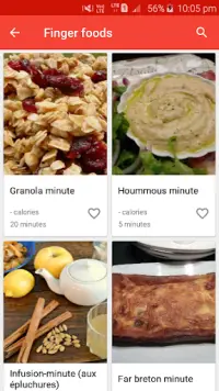 Recettes de 15 minutes Screen Shot 1