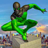 Flying Super Rope Hero 3D - Miami Crime Fighting