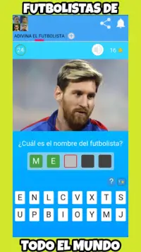 Adivina el Jugador de Fútbol! - Juego de Fútbol Screen Shot 0