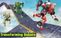 Impossible Car Parking Tracks Transform Robot Game Screen Shot 9