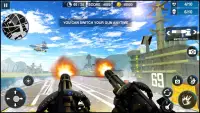 नौसेना युद्ध मशीन बंदूक गोली मार:निशानेबाजों गेम्स Screen Shot 4