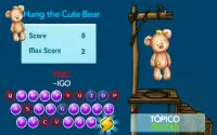 Hang the Cute Bear Screen Shot 1