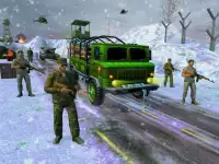 सेना ट्रक सिम्युलेटर - सैन्य ट्रांसपोर्टर खेल Screen Shot 3