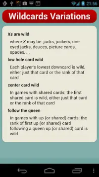 Poker Rules Quikies Screen Shot 3