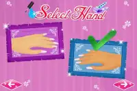 Nail art games for girls salon Screen Shot 1
