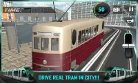 المدينة الترام سائق محاكي 3D Screen Shot 0