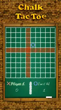 Chalk Tic Tac Toe Free - Play TicTacToe for free! Screen Shot 6