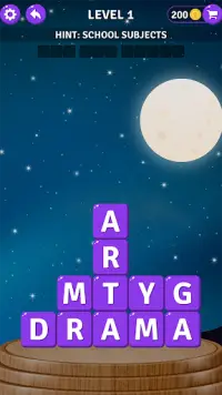 Word Touch - Word Block Puzzle Pop Screen Shot 1
