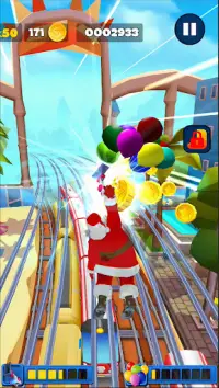 Subway Santa Claus Runner Xmas Screen Shot 6