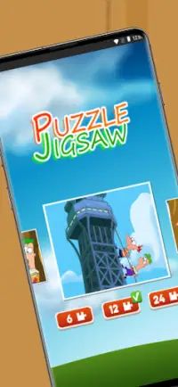 phineas and ferb Puzzle Jigsaw Screen Shot 4