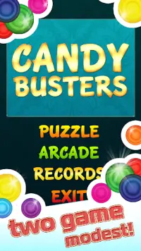 Candy Busters Bubble shoot Screen Shot 1