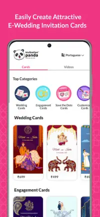 ऑनलाइन शादि के कार्ड बनाये Screen Shot 2