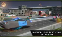 politieagent zweven auto robot Screen Shot 4