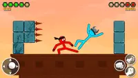 Stickman Kick Fighting Game Screen Shot 1