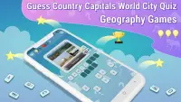 Quiz de ciudades del mundo de capitales de países Screen Shot 0
