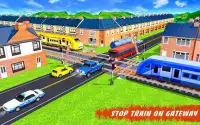 Euro Railroad Crossing: Railway Train Passing 3D Screen Shot 3