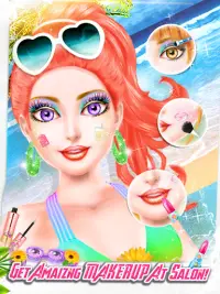 MakeUp Salon My Dream Vacation - Fashion Girl Game Screen Shot 3