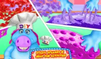 Ông Fat Unicorn Slime Maker trò chơi! Đồ chơi Squi Screen Shot 14