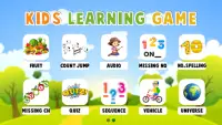 Kids Learning Games - Kids Educational All-in-One Screen Shot 1