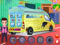 救急車の洗浄クリーニングゲーム Screen Shot 2
