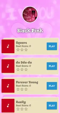 Black Pink Piano Game Screen Shot 0