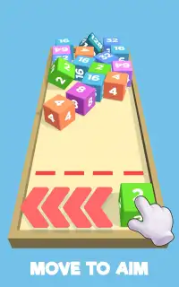 2048 Chain Cube 3D - Block Puzzle, Cube Merge Game Screen Shot 7