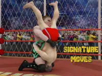 Cage Wrestling 2021: Diversão real lutando Screen Shot 5
