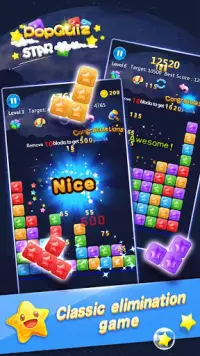 PopQuiz - Free Star Blast Block Puzzle Game Screen Shot 1