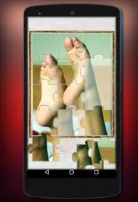 Pies descalzos pedicura rompecabezas Screen Shot 5