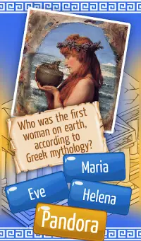 ग्रीक पौराणिक कथाओं प्रश्नोत्तरी खेल Screen Shot 5