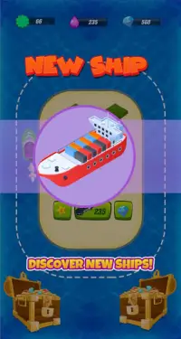 Merge Ships - Juego de fusión Click & Idle Tycoon Screen Shot 3