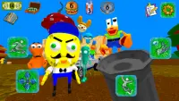 Sponge Neighbor Escape 3D Screen Shot 2