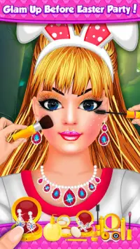 Páscoa boneca moda salão maquiagem jogo de vestir Screen Shot 2