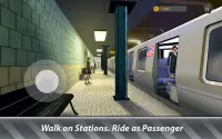 Simulador de condução do metrô Screen Shot 2
